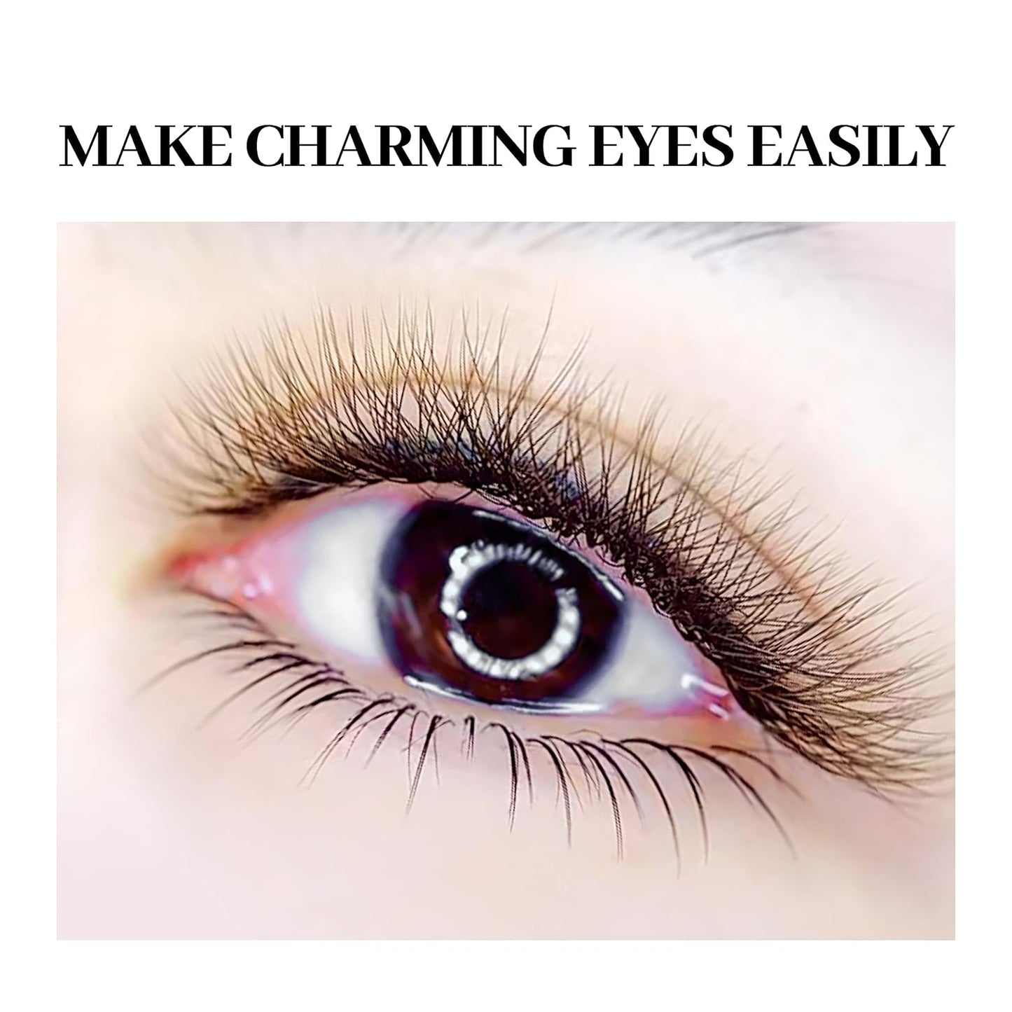 Lash Extensions Brown 4D W Eyelash Extensions W Shape 0.07mm Thickness D Curl 8mm Premade Fans Lashes Colored Lash Extension Volume Lashes Individual Lashes(W-Brown-4D-0.07-D,8mm)