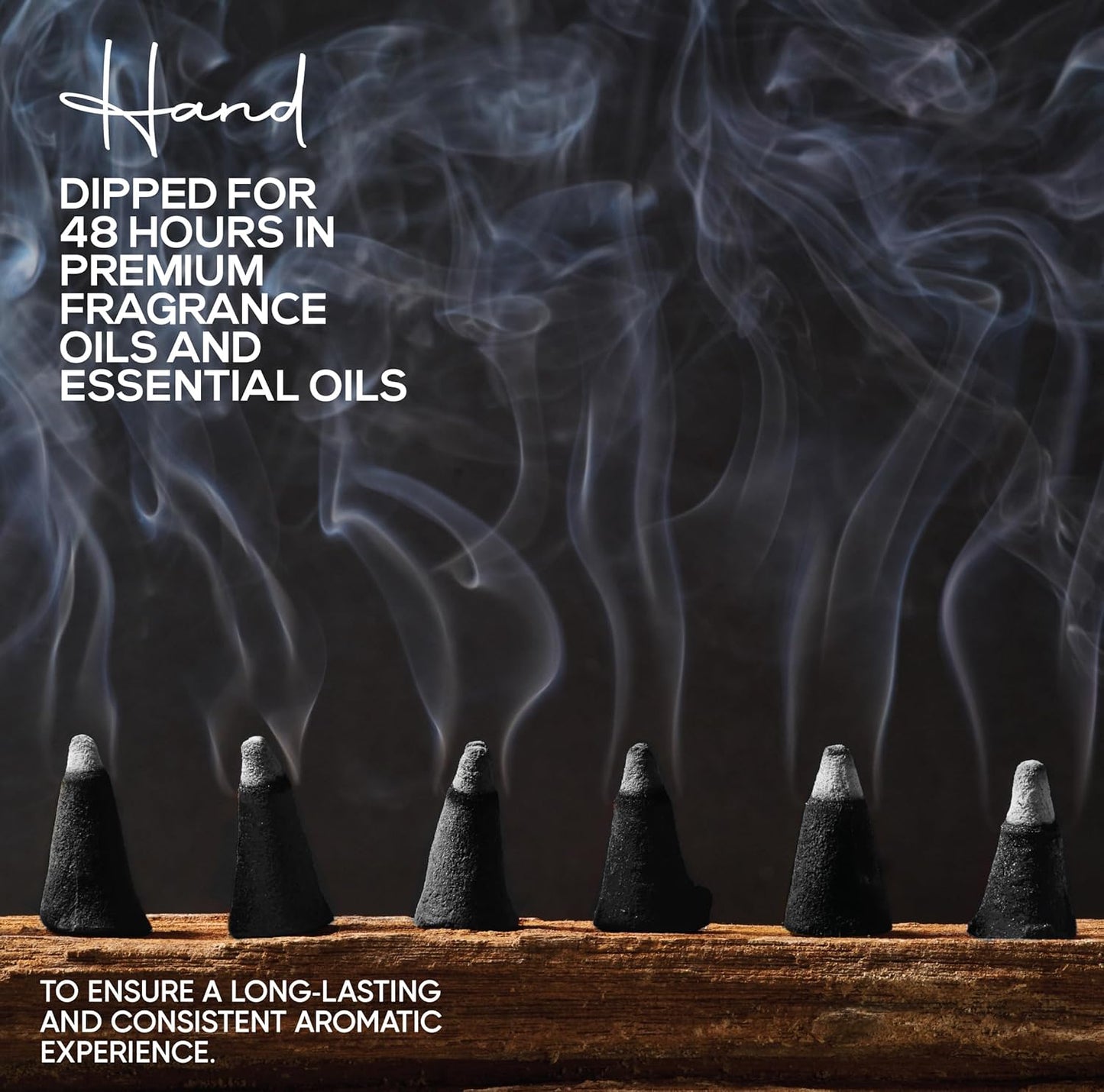 Jamaican Fruit Charcoal Incense Cones 1" TOPFLOW - 100 Pack - Natural Scented Cones Handmade Hand Dipped