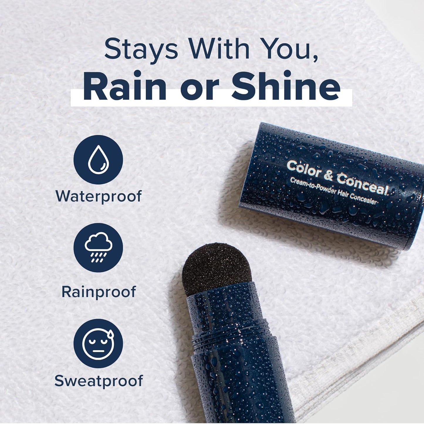 TRUHAIR Jumbo Color & Conceal Waterproof Root Touch Up Hair Color Concealer - Hair Cover up for Gray Coverage and Hairline Filling - 11 Hair Colors Available (Blonde)