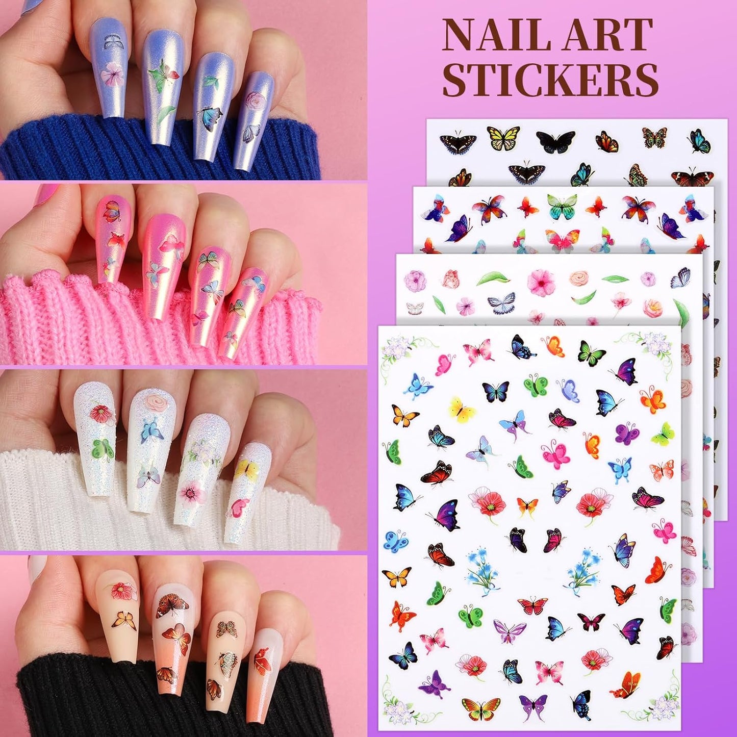 Teenitor Nail Art Kit, Nail Design Kit, Nail Art Tools with Nail Art Brushes Set, Nail Dotting Tools, Nail Rhinestones, Nail Stickers, Nail Art Tapes, Nail Art Foil