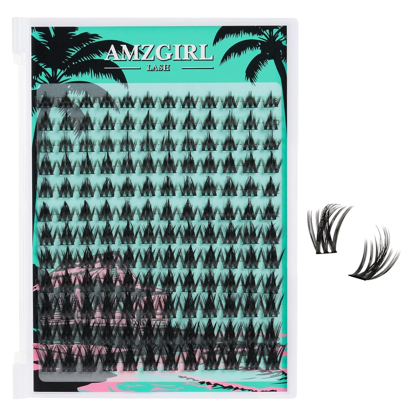 Fairy Lash Clusters Manga 144Pcs Eyelash Clusters Spiky Cluster Eyelash Extensions Individual Lashes Volume Anime Lash Clusters with Thin Band Lashes DIY at Home(Holiday,C-Mix8-18mm)