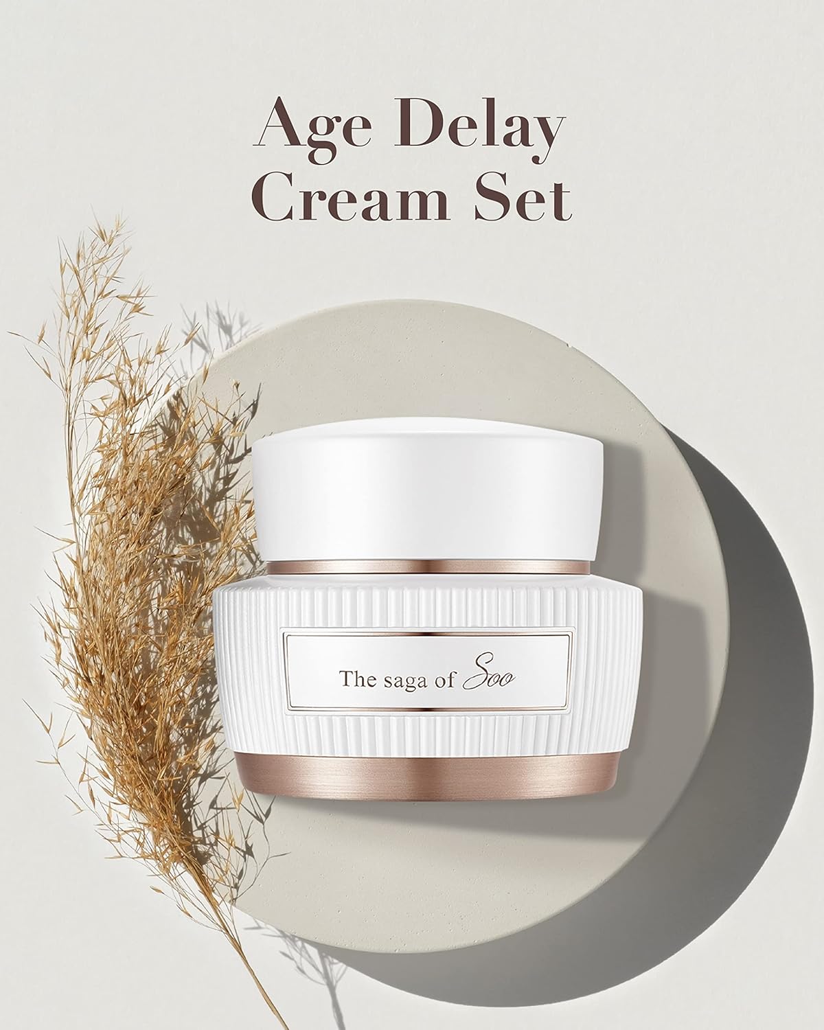 Sooryehan SAGA OF SOO BOTANICAL ENERGY AGE DELAY CREAM GIFT SET (150 ml / 5.07 Fl Oz) - Korean Skin Care by LG BEAUTY. Botanical Energy Cream, Boosting Toner, Balancing Moisturizer, Foam Cleanser.