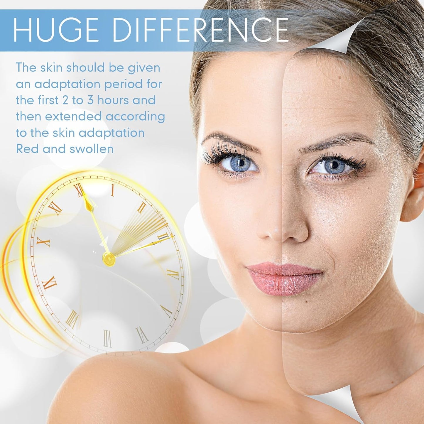 Syhood 12 Pieces Silicone Eye Wrinkle Pads Anti Aging Silicone Pads Reusable Reduce Skin Wrinkles Under Eye Patches Cleavage Pads for Mouth and Eyes(Blue)