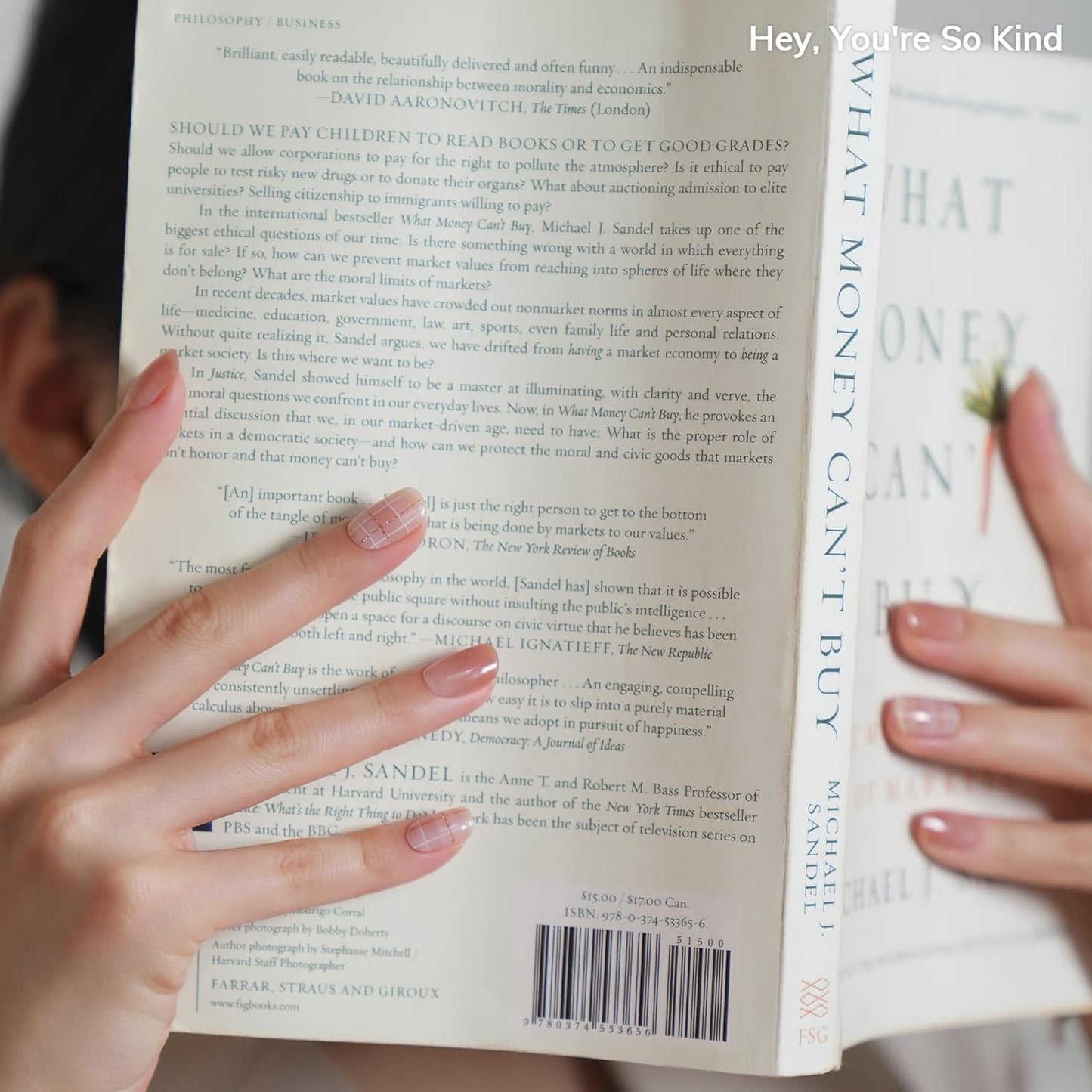 Semi Cured Gel Nail Strips | No LED Lamp Needed | Ombre, Beige, Brown | Easy Apply & Remove, Salon Quality | Includes 28 Strips, 1 Prep Pads, Nail File & Wooden Stick - Hey, You're So Kind