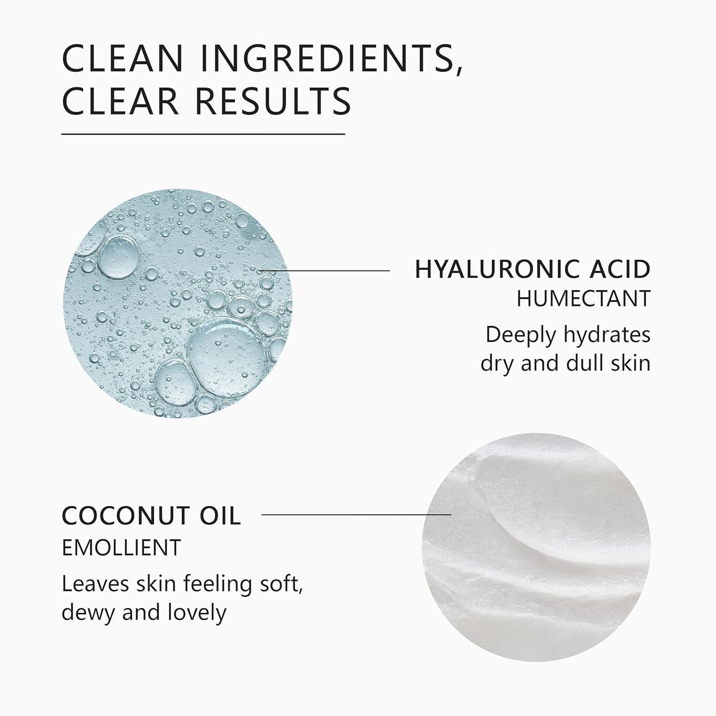 Asterwood Hyaluronic Acid Cleansing Face Soap - Collagen Boosting, Hydrating, Plumping, Soothing - Fragrance-Free - Suitable for Sensitive Skin - 3.5 Oz