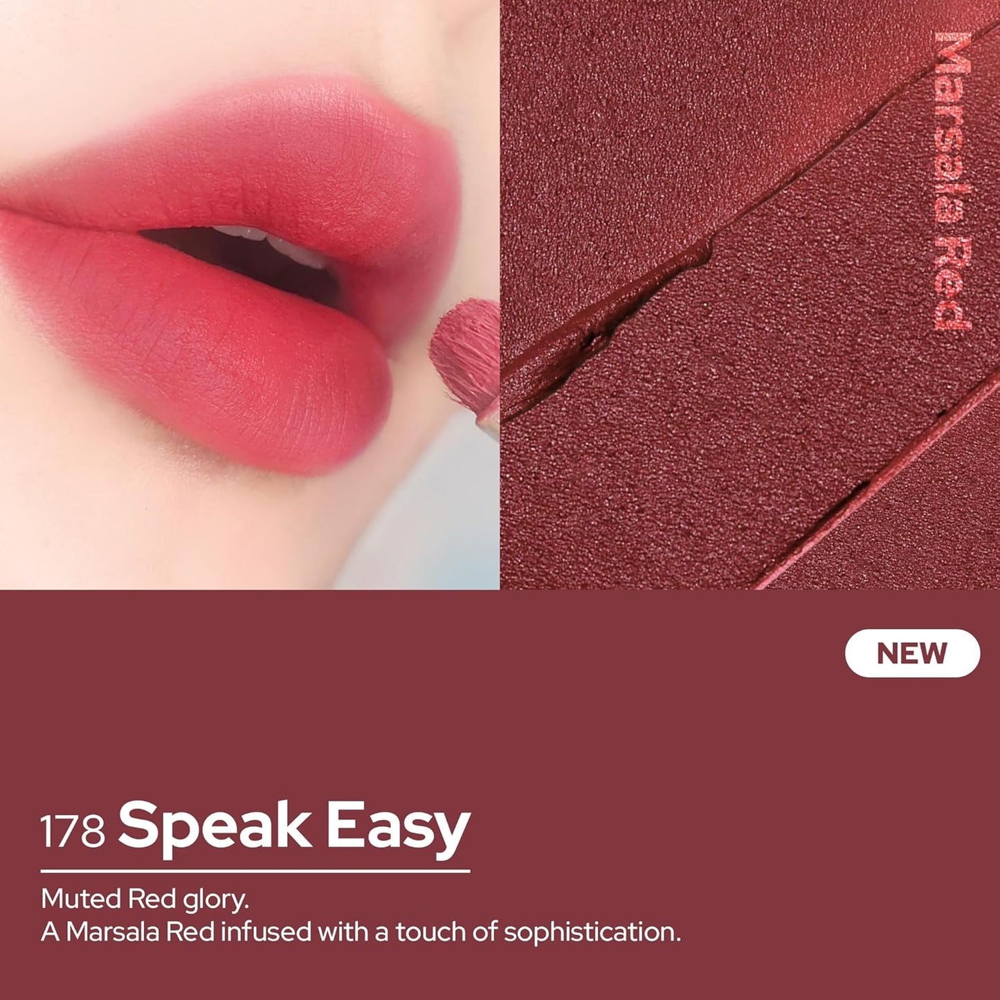 Unseen Blur Lip Tint Long-Lasting Stain, Blendable 3.2g (Speak Easy, 3.2)