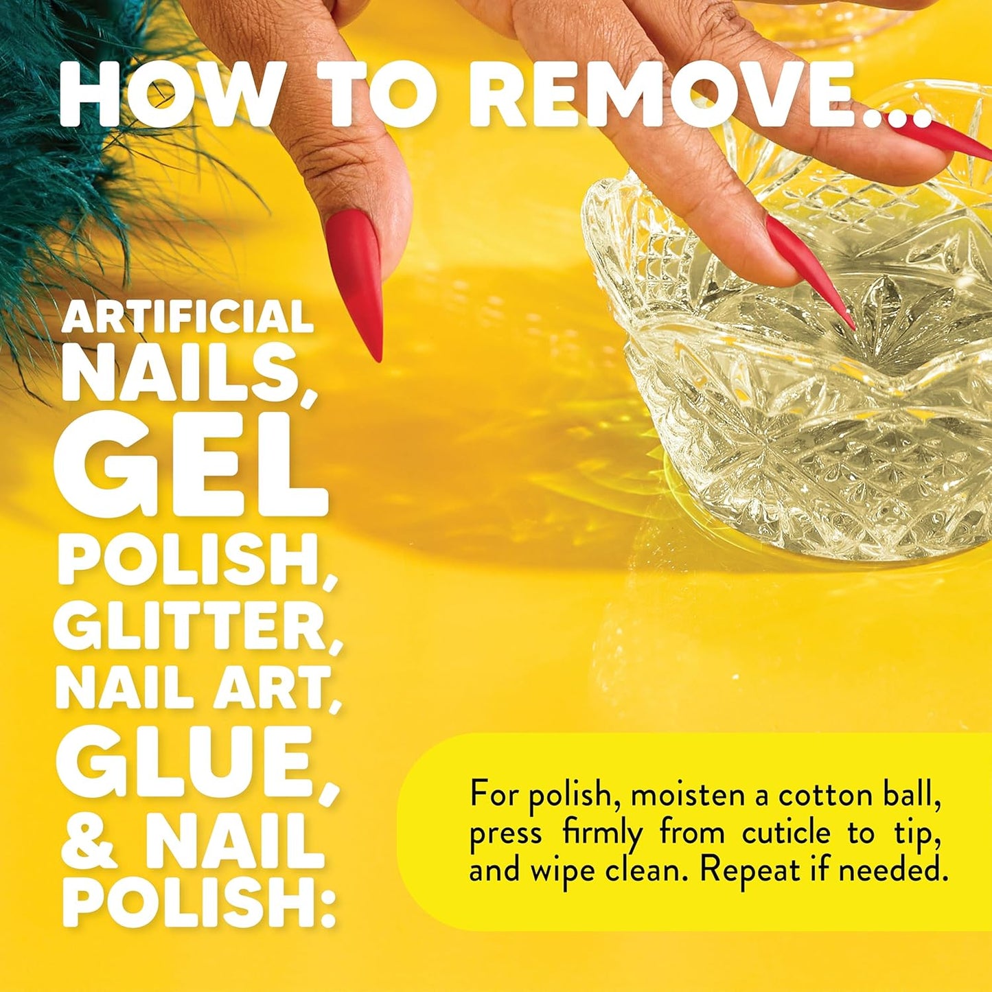 Onyx Professional 100% Pure Acetone Nail Polish Remover Kit with 7 inch Nail File, 8 fl oz - Made in USA, Maximum-Strength Gel Polish Remover, Artificial & Glitter Nail Polish