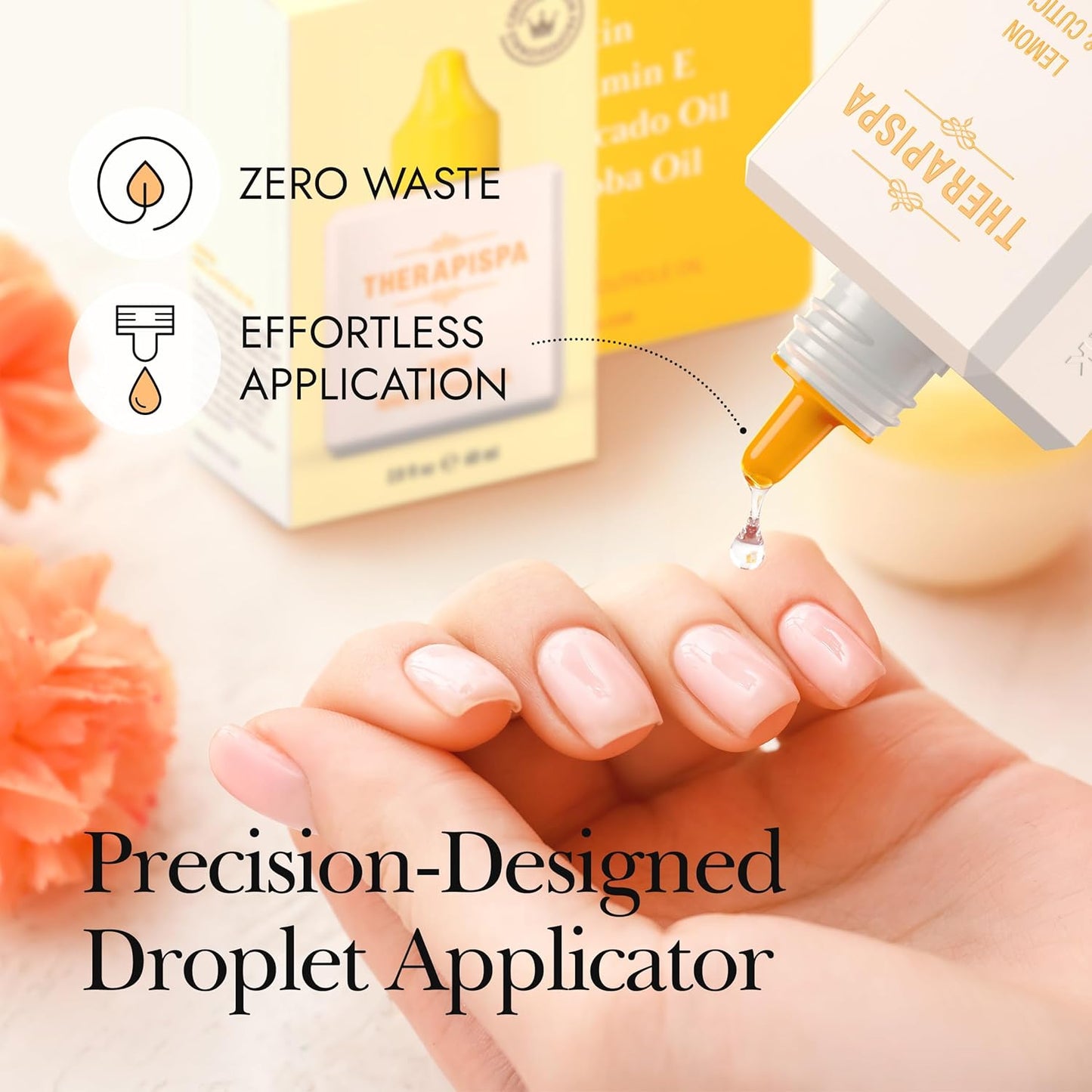 Nail & Cuticle Oil with Avocado, Jojoba, Biotin & Vitamin E – Nourishes Cuticles, Strengthens Nails & Supports Nail Growth (Lavender, 2.0 fl oz)