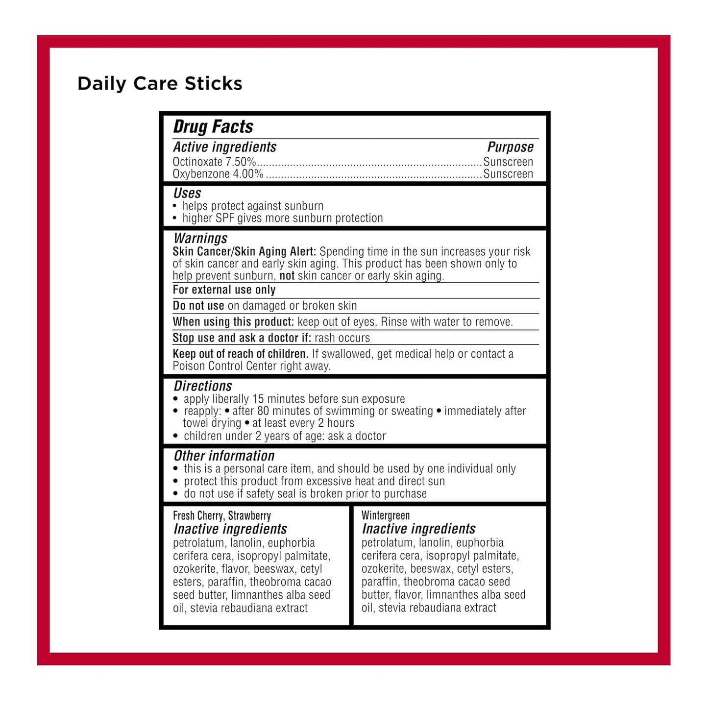 Carmex Daily Care Moisturizing Lip Balm Pack, SPF 15, Multi-Flavor Lip Care Variety Pack Bag, 9 Count (3 Tubes, 6 Sticks)