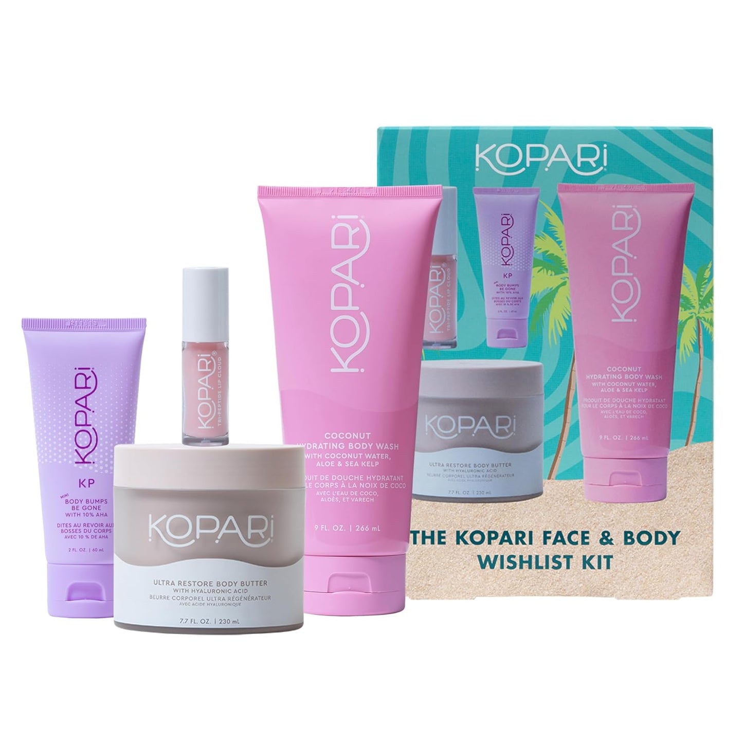 The Kopari Face & Body Wishlist Kit