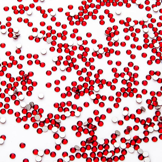 1440Pcs Siam Crystal Rhinestones,Glass Flatback Rhinestones Gemstones for Nail Face Makeup Art Crafts Clothes Decoration -(SS3,1.4mm,Siam)