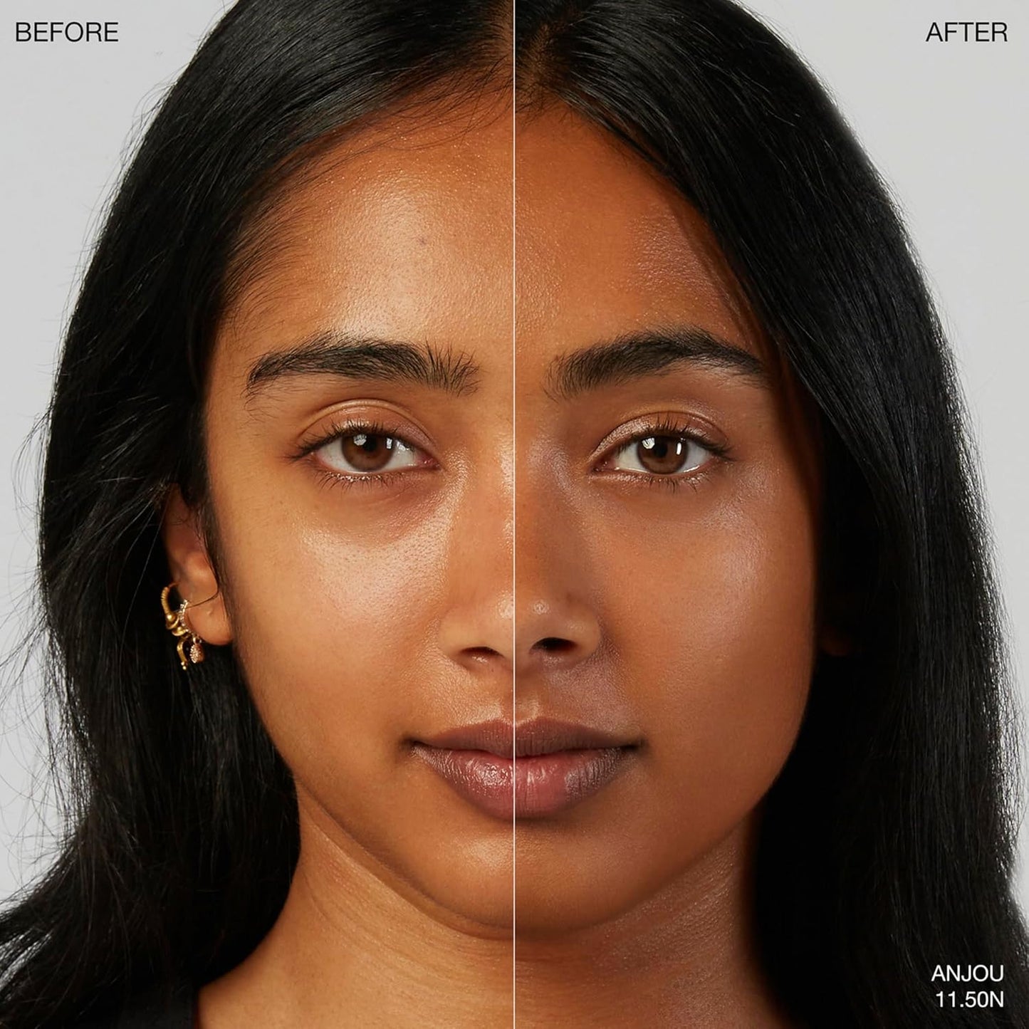 Ogee Sculpted Complexion Foundation Stick (Anjou 11.5N - Deep Beige, Golden Undertones) Full Coverage Foundation Makeup - Instantly Balance & Even Complexion - 70% Organic Ingredients