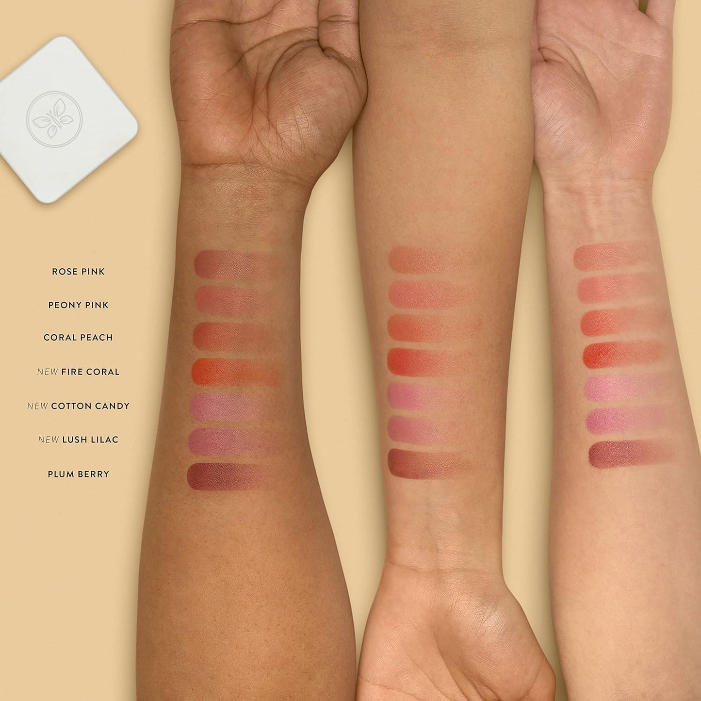 Honest Beauty 2-in-1 Creme Cheek Blush + Lip Color | EWG Verified, Vegan + Cruelty Free | Fire Coral, .1 oz