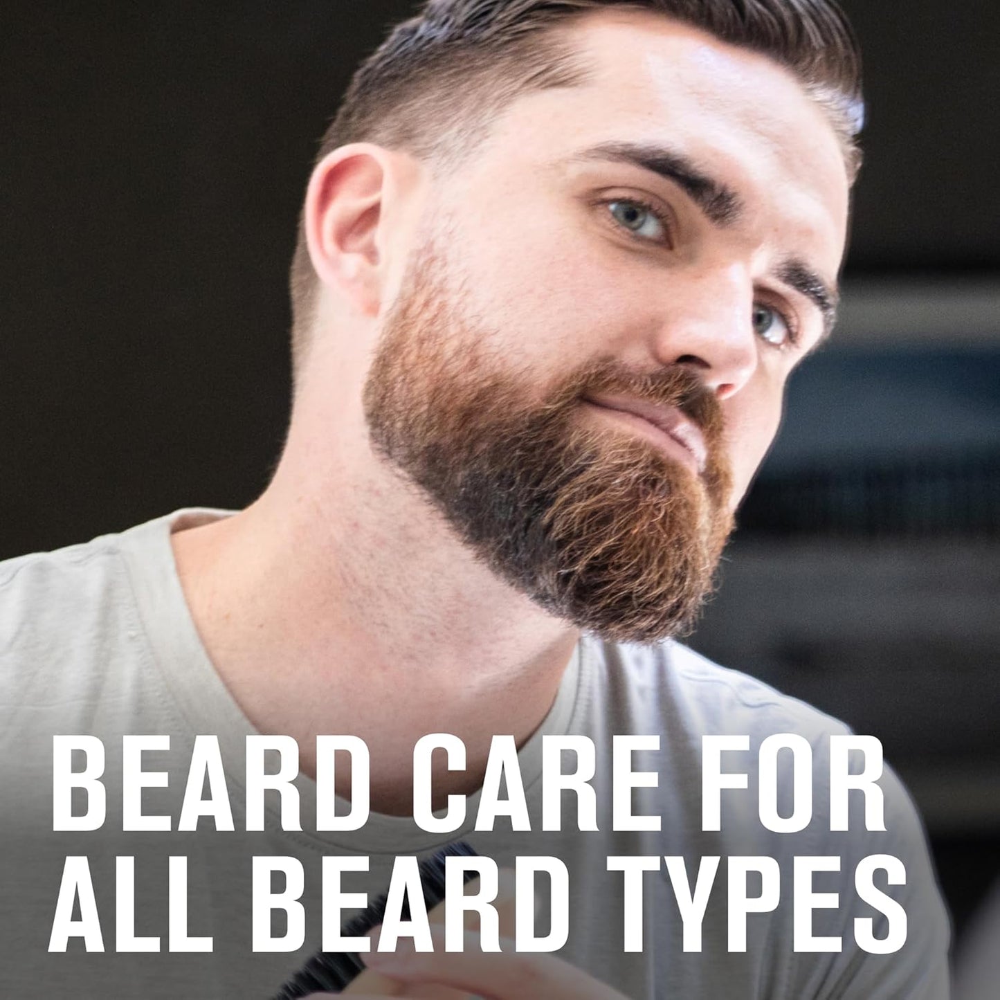 Every Man Jack Mens Aged Bourbon Beard Set - Five Full-Sized Grooming Essentials For a Complete Routine - Beard + Face Wash, Beard + Face Lotion, Hydrating Beard Oil, Beard Butter, and Beard Comb