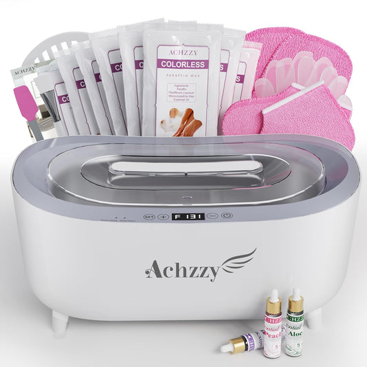 Paraffin Wax Machine for Hands and Feet, 5000ml Professional Wax Warmer with Temperature Control, Smart Heating, Stainless Steel Inner Pot, Moisturizing Hot Wax Bath with Unscented Refills