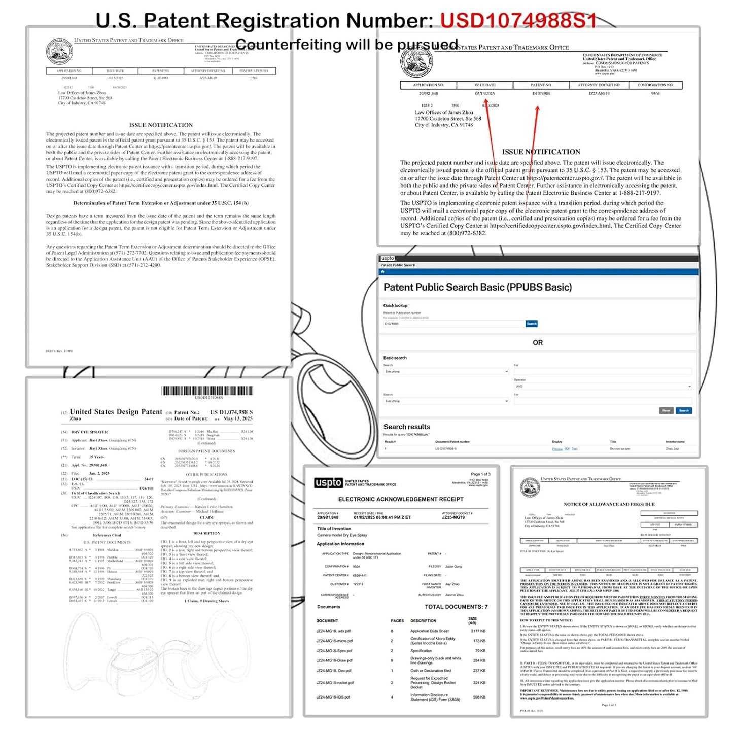 Johncase Heated Eye Sprayer for Dry Eyes Relief Mist Steamer Portable Warm Compress Eyes Mister for Eyelid,Eye Skin SPA Eye Steam Relief Dry Eyes and Stye Mini Eye Drops Tool