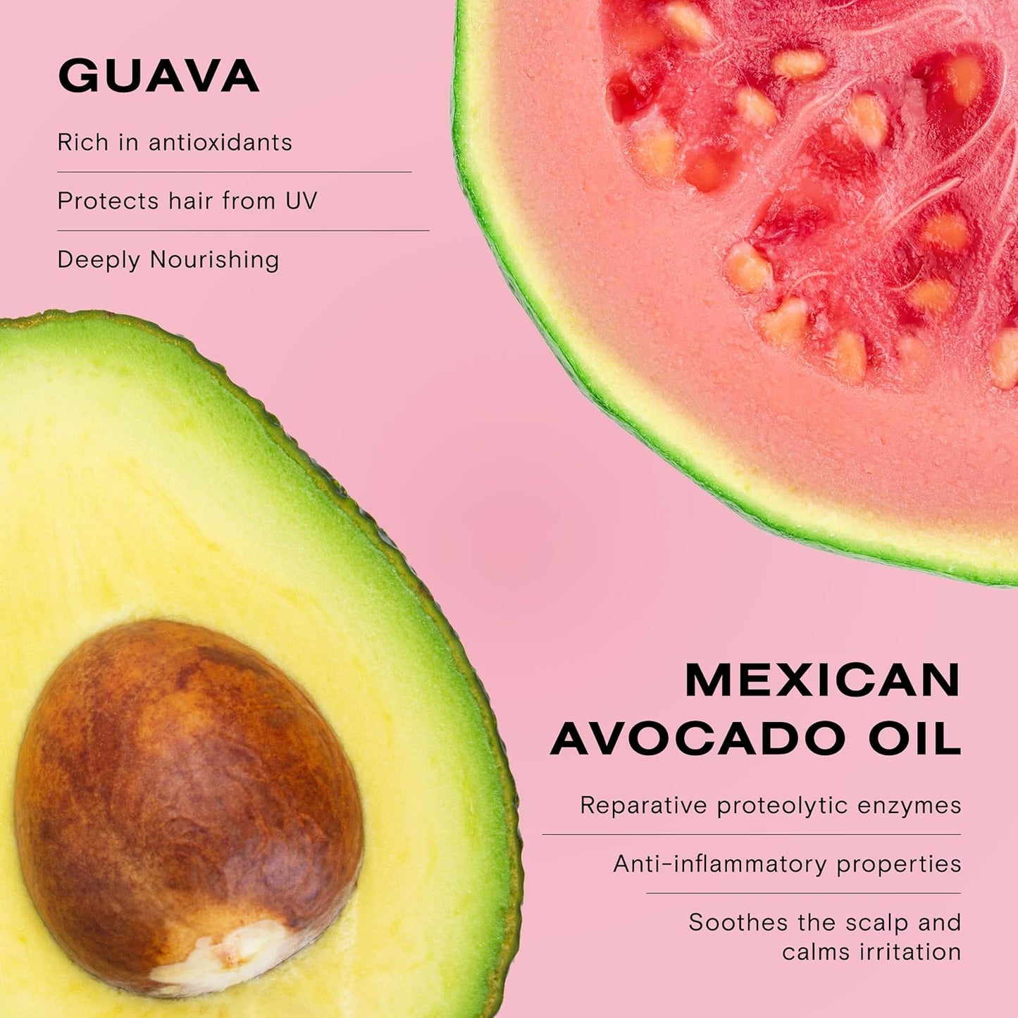 Ceremonia Guava Rescue Spray Superfruit Guava Detangler with UV & Heat Protection, 6.7 Fl Oz | 200 mL