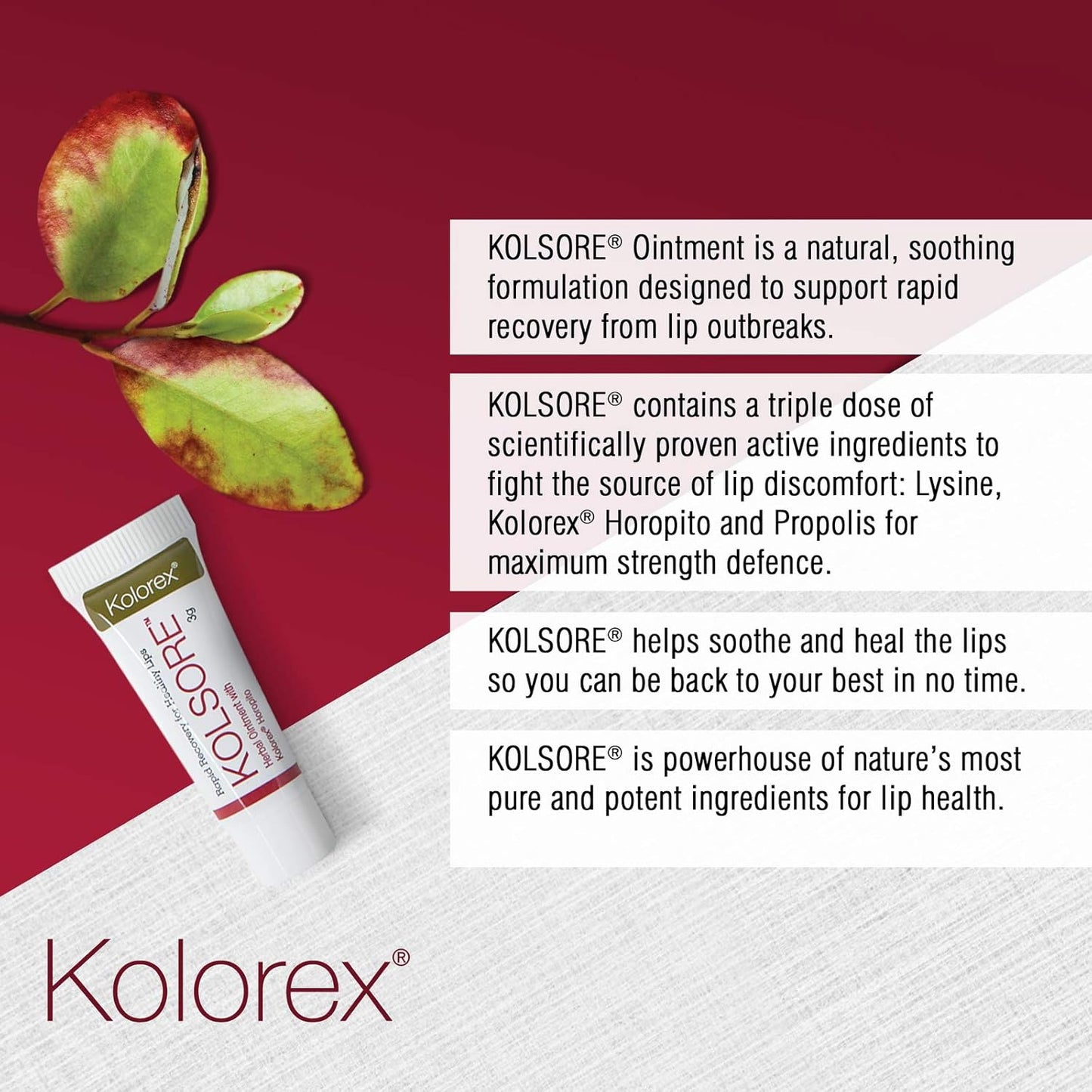 Kolorex® KOLSORE Lip Care Ointment