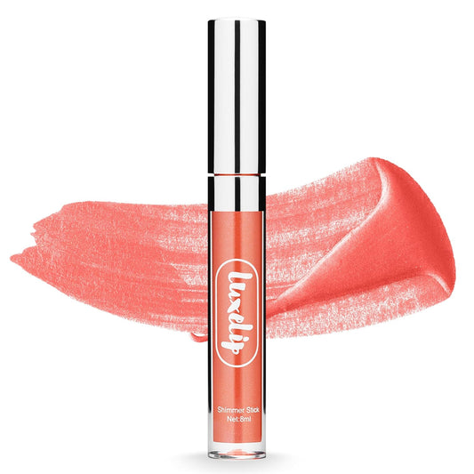 LuxeLip™ Matte Lipstick, Hydrating Non-Sticky Lip Gloss for Luminous Shine & Moisturized Lips, Lightweight, Long-Lasting Glossy Finish, Cruelty-Free Lip Makeup for Women (Dusky Petal, 8ml)
