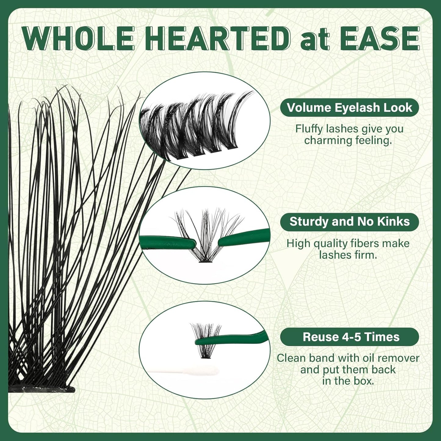 Lash Clusters 280Pcs Eyelash Clusters KEYYOU 60D C Curl 9-18MIX Clusters Lashes Thick Super Soft Wispy DIY Eyelash Extension at Home(60D-C,9-18MIX)