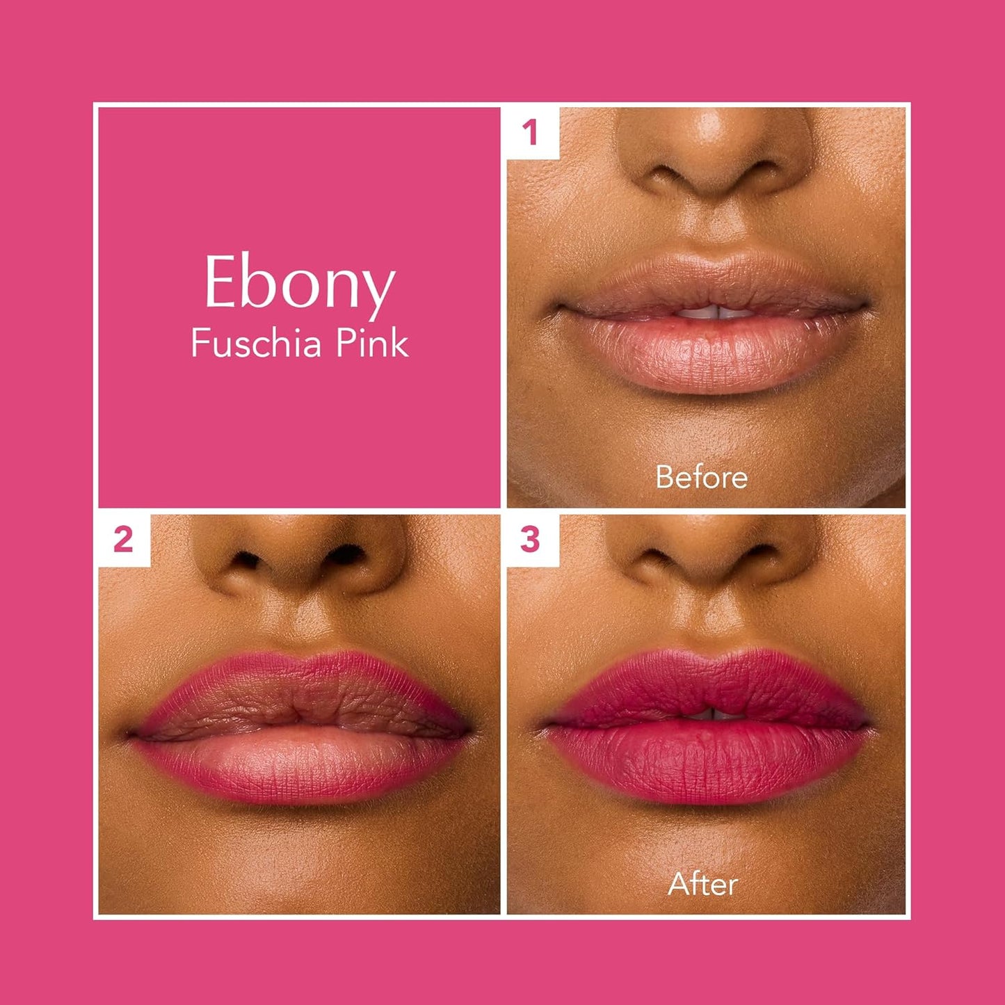 Thrive Causemetics Lip Filler Long-Wearing + Plumping Lip Liner, Shea Butter Hydrating Lip Plumper Retractable Lip Liner Pencil, Built In Sharpener, Vegan & Cruelty Free, Ebony (Fuchsia Pink)