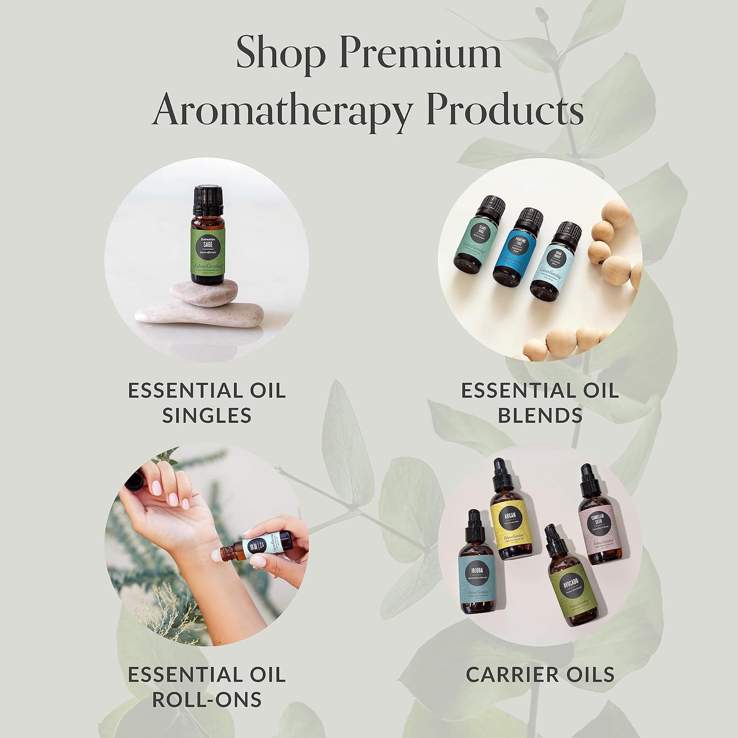 Edens Garden Stress Less Essential Oil Roll-On Blend- 100% Pure Premium Grade, Natural, Therapeutic, Aromatherapy, Kid & Skin Safe, The Best for Comfort, Relaxation Pre-Diluted 10 ml (.33 fl oz)