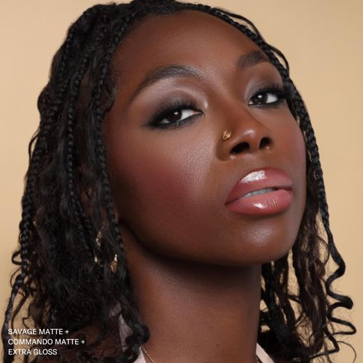 The Lip Bar - Nonstop Liquid Matte Lipstick, Commando (Peachy Nude) - High Pigment - One Swipe - Long Lasting - Jojoba Oil, Vitamin E - Vegan & Cruelty Free - Makeup & Cosmetics - .24 fl oz