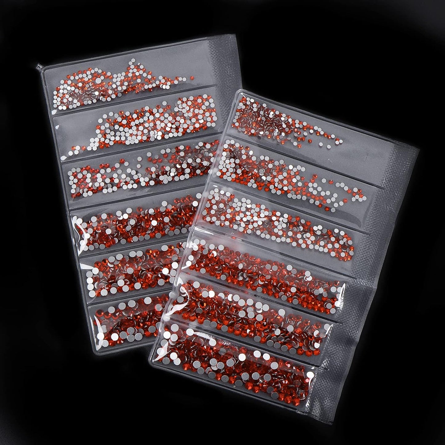 3456pcs Flatback Rhinestones Glass Charms Diamantes Gems Stones for Nail Art 6 Size ss4~ss12 Siam