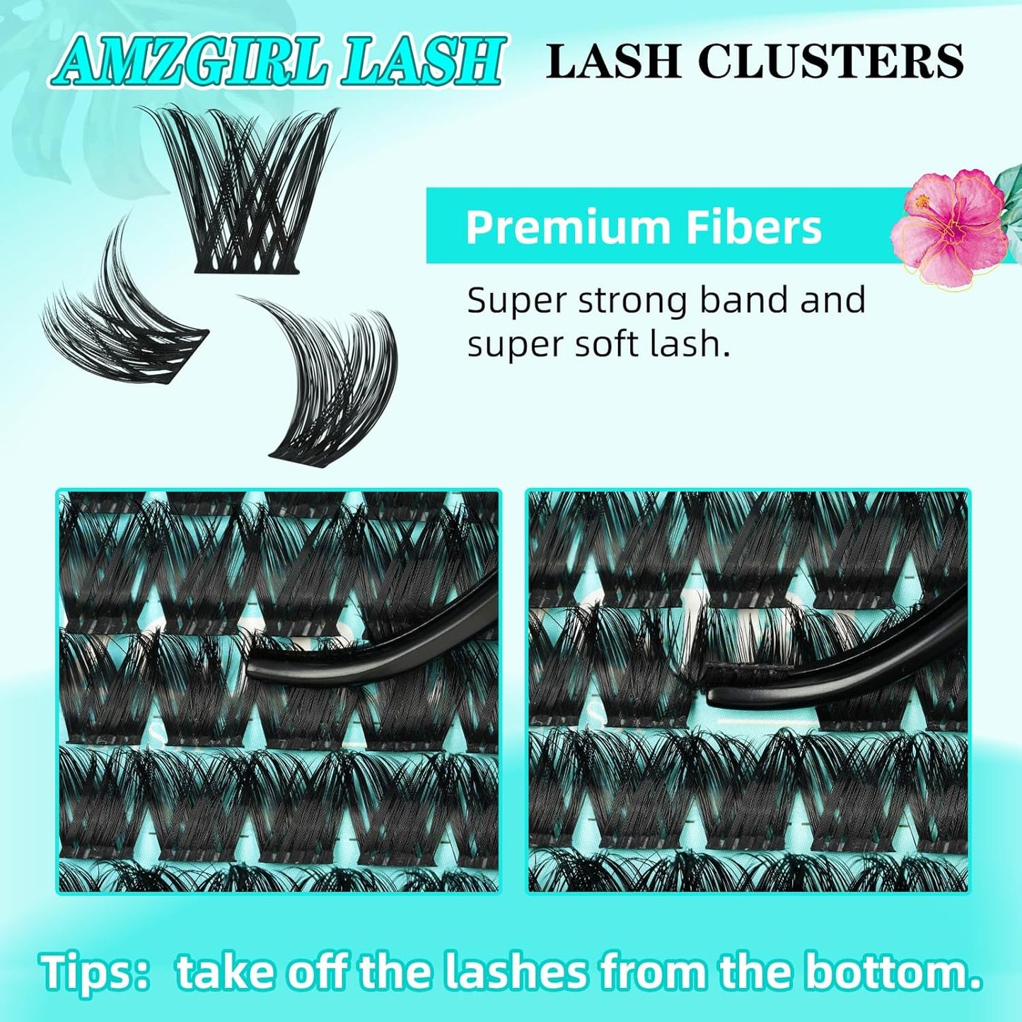 Lash Clusters Wet Look 168Pcs Eyelash Cluster Ultra-Thin Lash Band Eyelashes Extensions Spiky Anime Wide Span Lashes(Tulip,C-12mm)