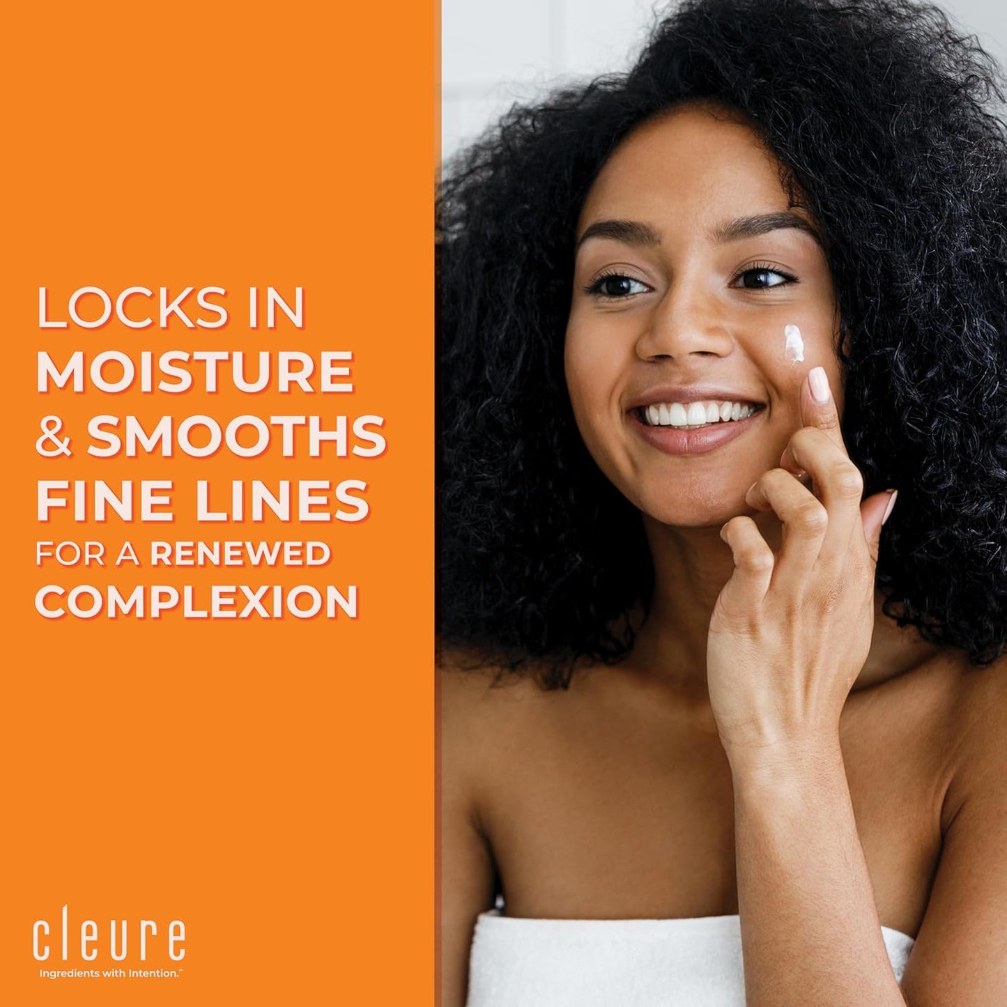 Cleure Anti-Aging Day Cream & Facial Moisturizer w/Pure Shea Butter for Sensitive Skin - Fragrance Free, Gluten, Salicylate and Paraben Free (2 oz, Pack of 1)