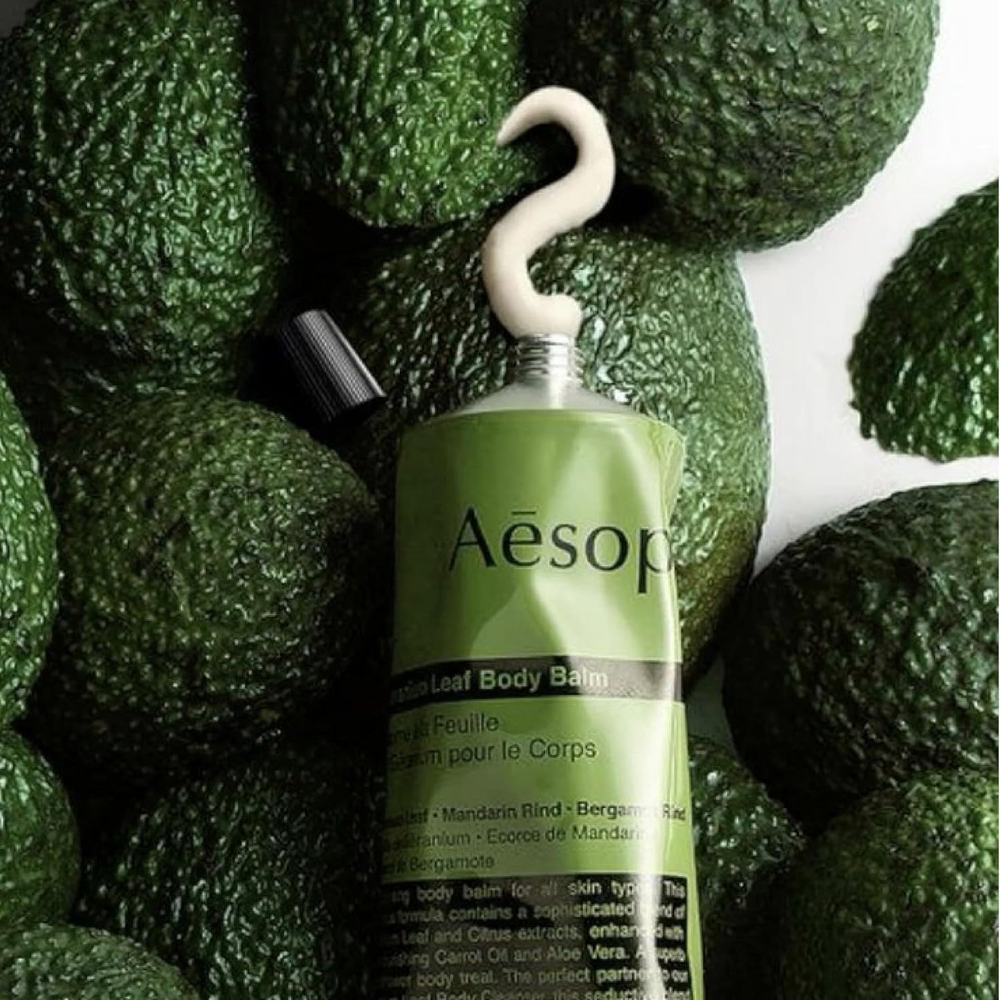 Aesop Geranium Leaf Travel Body Balm | Soften and Hydrate Skin with Nut Oils, Geranium Leaf and Citrus Extracts | 3.4oz / 100mL