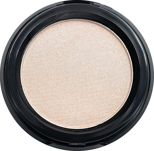 Shiny Warm Sand Beige Taupe Nude Natural Tone Satin Finish Pressed Powder Single Vegan Eyeshadow; Talc, Paraben & Cruelty Free