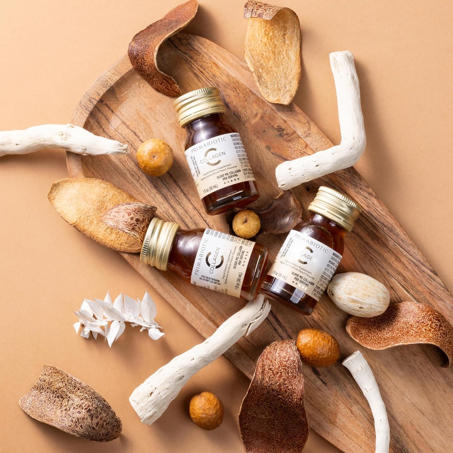 Liquid Collagen - High Collagen Content [10,000 Mg] Per Serving - Hydrolyzed Collagen and 12 Vitamins - Gluten Free- 450 Ml - Pack of 15 Bottles x 30 Ml