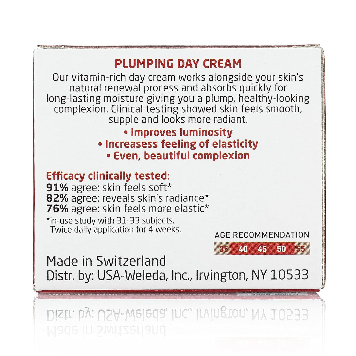 Weleda Face Care Plumping Day Cream, 1.3 Fluid Ounce, Plant Rich Moisturizer with Pomegranate and Maca Root Peptides