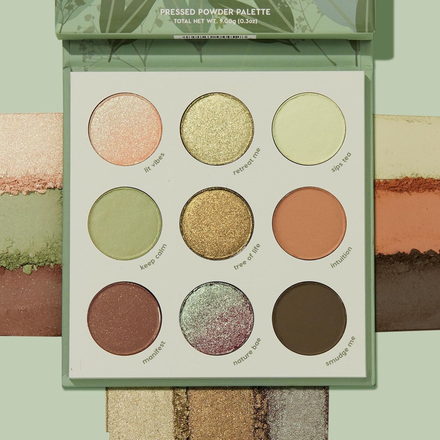 ColourPop Sage the Day Eyeshadow Palette - Sage & Olive Palette with Metallic and Matte Finishes - High-Pigment Eye Makeup with a Long-Wearing Formula (0.3 oz)