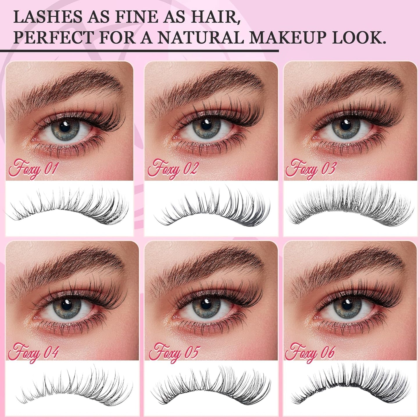 Nova Lash Clusters Kit - 360 pcs Lash Clusters Natural Look Invisible Band Eyelash Clusters Lash Extension Kit with Bond and Seal 0.07D D Curl WideSpan Cluster Eyelash Extension Kit 8-16mm DIY at Home